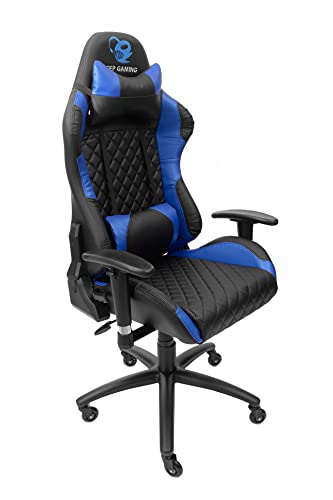 Coolbox Deepcommand Ii Sedia Gaming Scrivania, Poliuretano, Nero, Taglia Unica