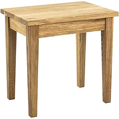 Haku Möbel Tavolino, Legno Massello, Rovere Oliato, L 43 X P 30 X A 42 Cm