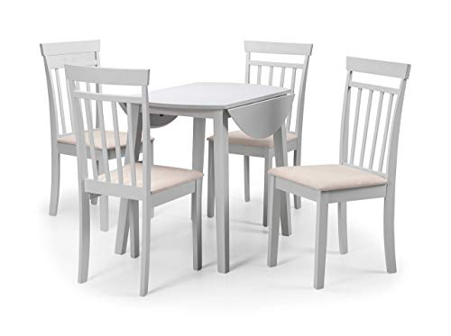 Julian Bowen, Set Di 2 Sedie Da Pranzo Coast, Grigio