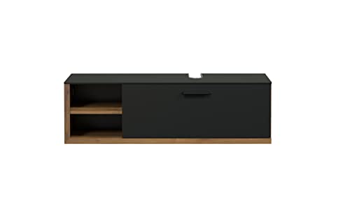 Trendteam Smart Living Mobile Sottolavabo, Antracite Con Rovere Coast Evoke, 120 X 36 X 45 Cm