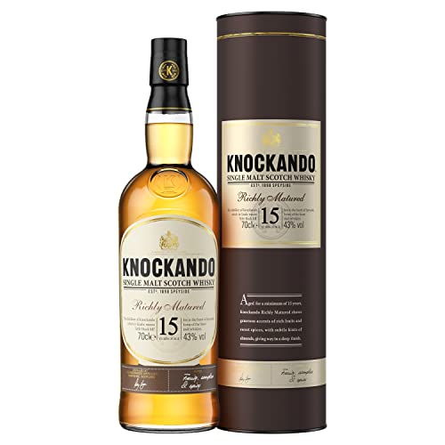 Knockando 15 Ans Old Richly Matured Scotch Whisky, Whisky Ecossais, 70 Cl