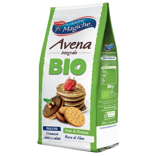 Le Farine Magiche Farina Di Avena, Maggiore Digeribilità, Ideale Per Biscotti, Torte Salate, Pane E Pasta, Confezione Da 300 G