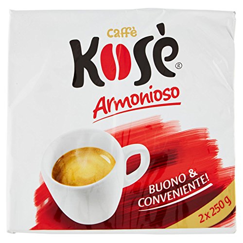 Kose Miscela Di Caffè Torrefatto E Macinato, 2 X 250G