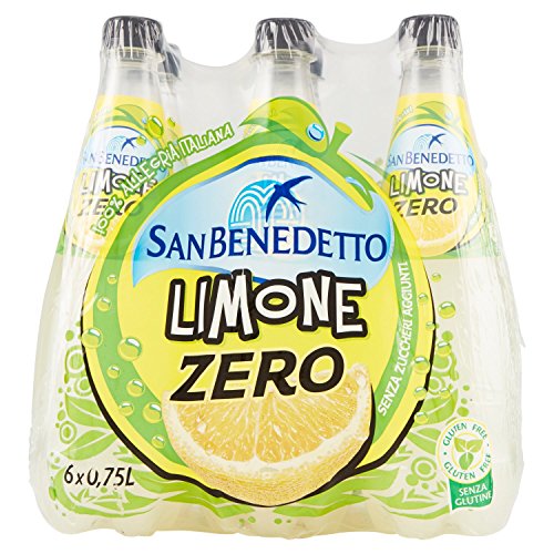San Benedetto Limone Bibita Analcolica Gasata, Confezione Da 6 X 750Ml