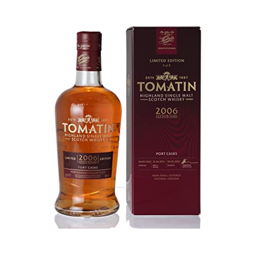 Tomatin 15 Years Old Portuguese Collection Port Casks 2006 46% Vol. 0,7L In Giftbox
