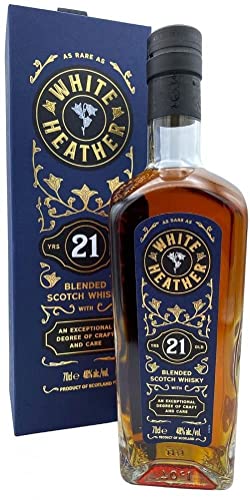 White Heather 21 Years Old Blended Scotch Whisky 48% Vol. 0,7L In Giftbox