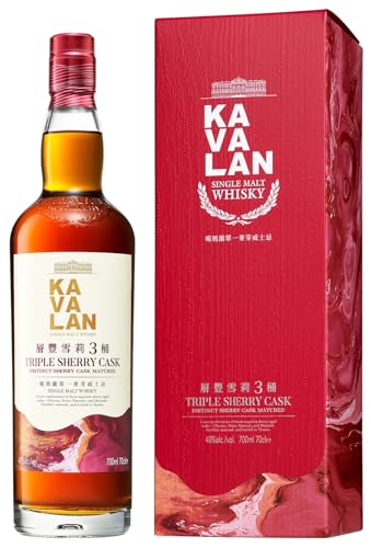 Kavalan Triple Sherry Cask Single Malt Whisky 40% Vol. 0,7L In Giftbox