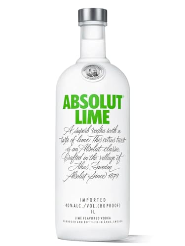 Absolut Lime Flavoured Vodka 40% Vol. 1L