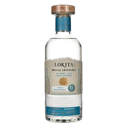 Lokita 12 Años 100% Maguey Mezcal Artesanal 47% Vol. 0,7L
