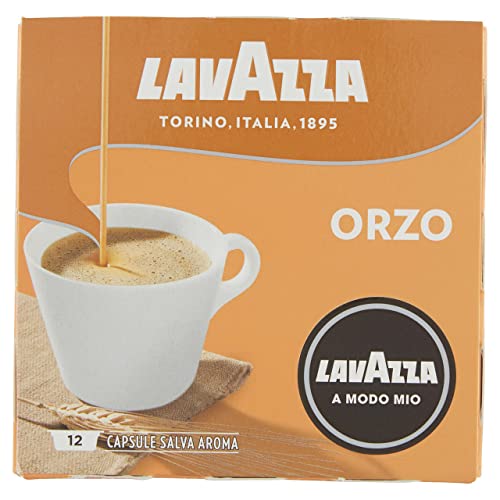 Lavazza A Modo Mio Orzo Capsule Caffè, Confezione Da 12
