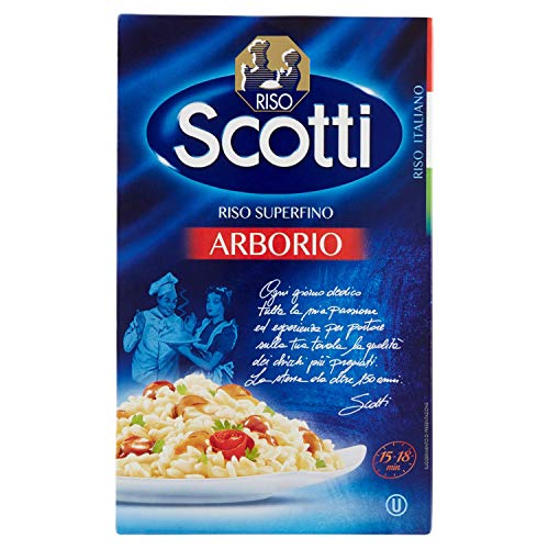 Riso Scotti - Riso Superfino, Arborio - 5 Pezzi Da 1 Kg [5 Kg]