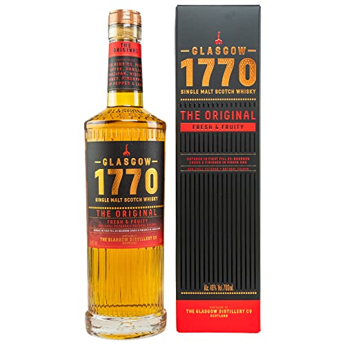 1770 Glassgow Single Malt Scotch Whisky The Original Fresh & Fruity 46% Vol. 0,7L In Giftbox