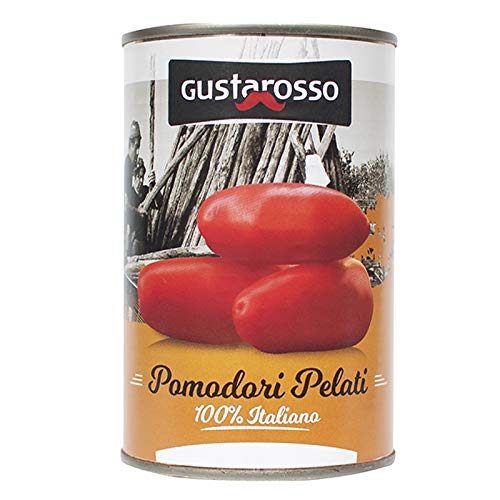 12 Pezzi Pomodoro Pelato 100% Italiano 400 Gr. Gustarosso