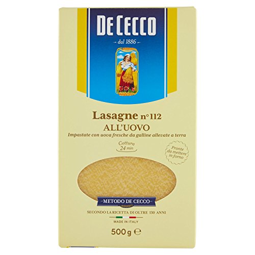 De Cecco Lasagna N°112 Timballo All'Uovo, 500G