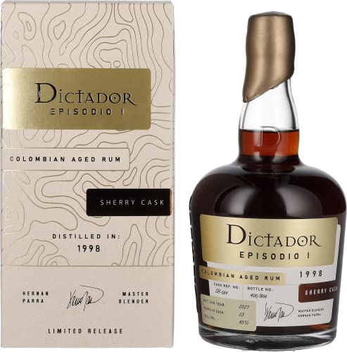 Dictador Episodio I 23 Years Old Sherry Cask Rum 1998 45% Vol. 0,7L In Giftbox