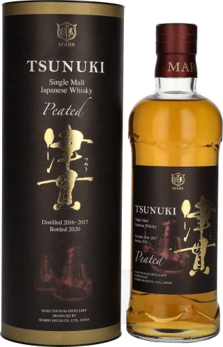 Mars Tsunuki Single Malt Japanese Whisky Peated 2016-2017 50% Vol. 0,7L In Giftbox