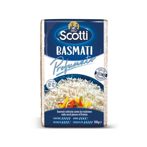 Riso Scotti - Basmati Profumato - Riso Basmati Pronto In 10' - 500 Gr