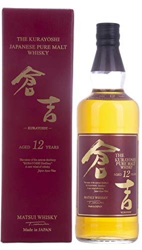 Matsui Whisky The Kurayoshi 12 Years Old Pure Malt Whisky 43% Vol. 0,7L In Giftbox