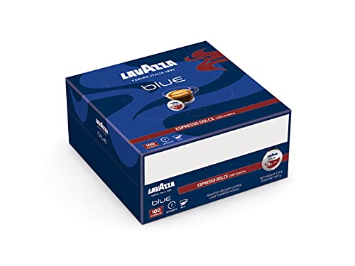 100 Lavazza Blue Espresso Dolce 100% Arabica