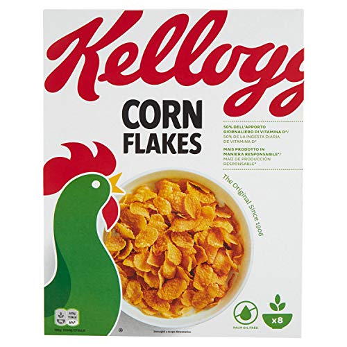 Kellogg'S Corn Flakes Cereali Di Mais, 250G