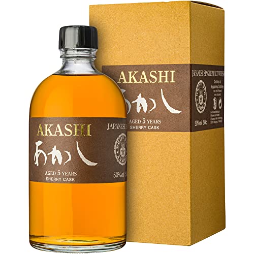 White Oak Akashi 5 Years Old Single Malt Whisky Sherry Cask 50% Vol. 0,5L In Giftbox