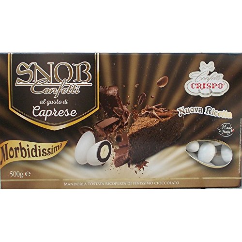 Crispo Confetti Snob Torta Caprese - Colore Bianco - 500 G