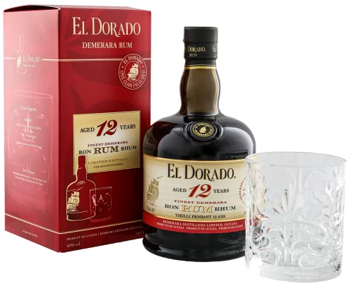 El Dorado 12 Years Old Finest Demerara Rum 40% Vol. 0,7L In Giftbox With Tumbler