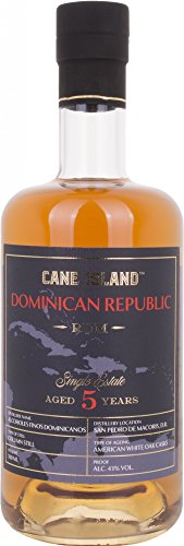 Cane Island Dominican Republic 5 Years Old Single Estate Rum 43% Vol. 0,7L