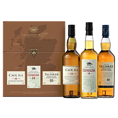 Talisker Whisky Coastal Collection - Pacco Da 3 X 200 Ml