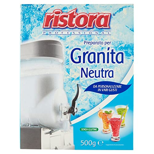 Preparato Per Granita Neutro Ristora 500 Gr Professional Sorbetto Personalizzare