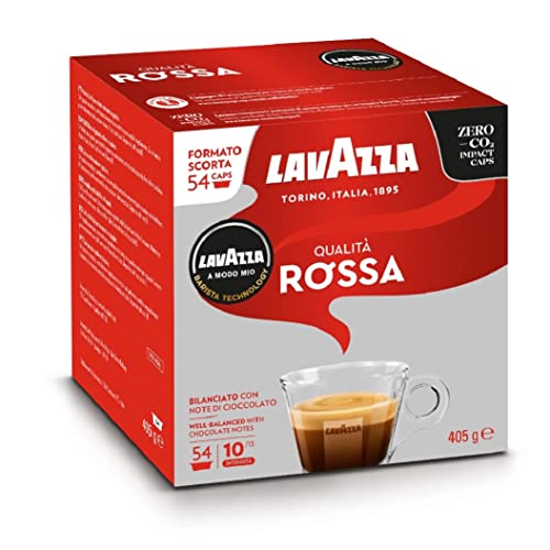 Lavazza Capsule Caffè Espresso Qualità Rossa, Confezione Da 54 Capsule