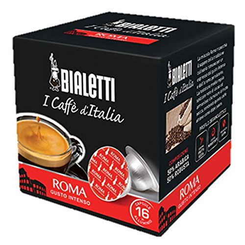 160 Capsule Alluminio I Caffe' D'Italia Bialetti Mokespresso Roma Originali