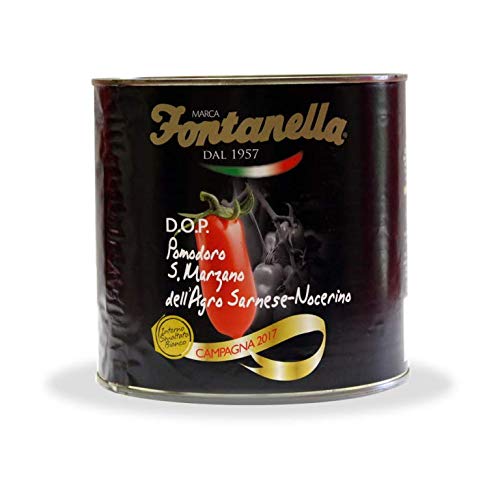 Pomodori Pelati "San Marzano D.O.P." Gr. 3000 - Fontanella - Cartone 6 Pezzi
