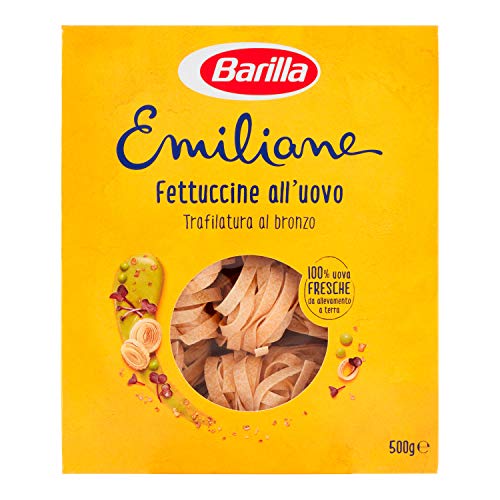 Barilla Pasta All'Uovo, Le Emiliane Fettuccine, 500G