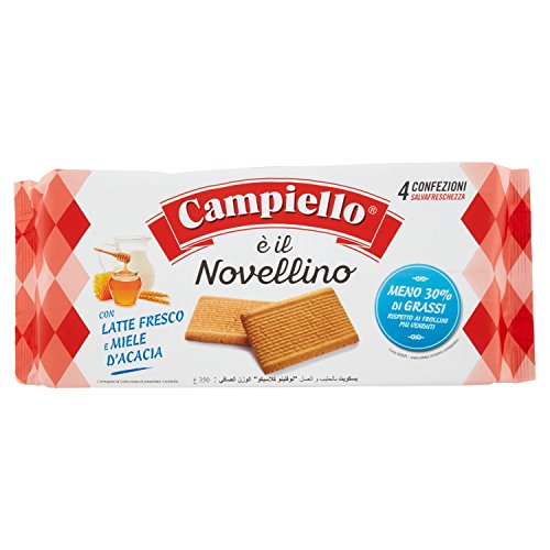 Campiello - Biscotti, Con Latte Fresco E Miele D'Acacia - 12 Pezzi Da 350 G [4200 G]