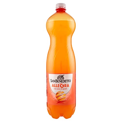 San Benedetto Allegra Aranciata Limonata Orange Soft Drink, 6 X 1500Ml