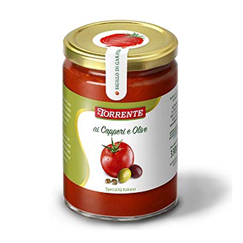Sugo Capperi E Olive - La Torrente - Cartone Da 6 Pezzi