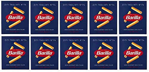 10X Barilla Ziti Tagliati No. 74 Italian Pasta 500G Pack
