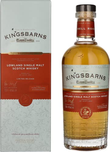 Kingsbarns Bell Rock Lowland Single Malt Scotch Whisky 46% Vol. 0,7L In Giftbox