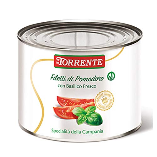 Filetti Di Pomodoro San Marzano Con Basilico Fresco 2500G - La Torrente