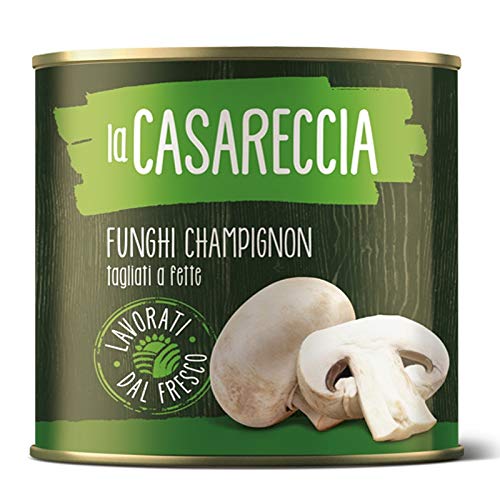 Funghi Champignon 2550 Gr. La Casareccia - Cartone 6 Pezzi