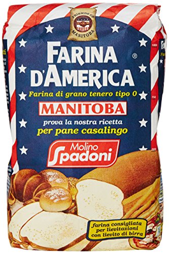 Spadoni Farina "0" Manitoba - 5 Pezzi Da 1 Kg [5 Kg]