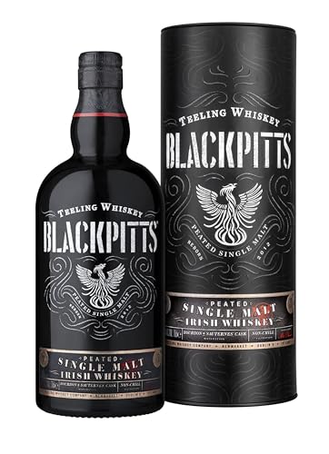 Teeling Whiskey Blackpitts Peated Single Malt Irish Whiskey 46% Vol. 0,7L In Tinbox