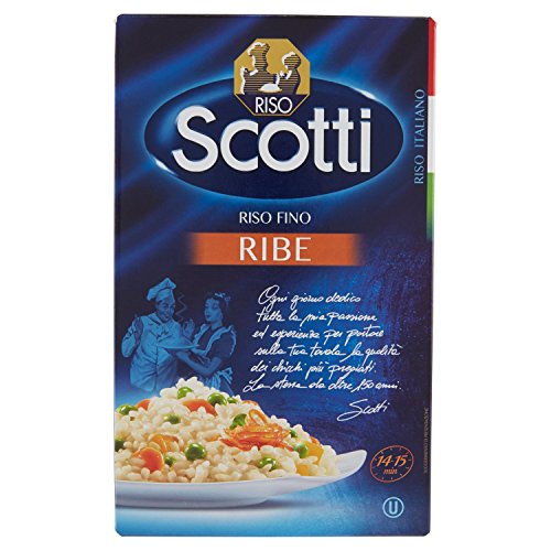 Riso Scotti - Riso Ribe - Riso Fino Per Piatti Elaborati E Minestre - 1 Kg