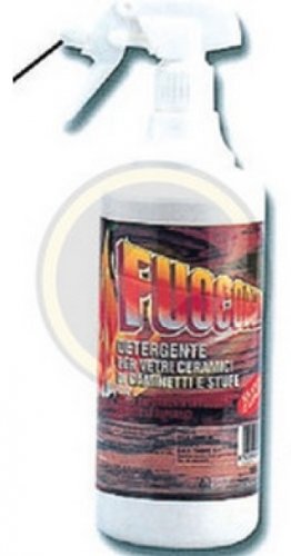 Detergente Per Vetri Stufe E Camini Set 4 Flaconi Da 750 Ml
