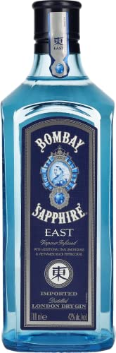 Bombay Sapphire East Gin, Speziato Con Note Di Pepe Vietnamita E Lemongrass, 70 Cl