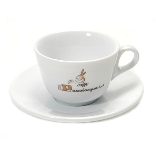 Set Tazza + Piattino Per Cappuccino Passalacqua (6 Pezzi)
