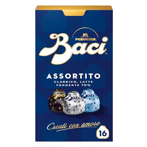 Baci Perugina Assortito Cioccolatini Ripieni Al Gianduia, Scatola 200G