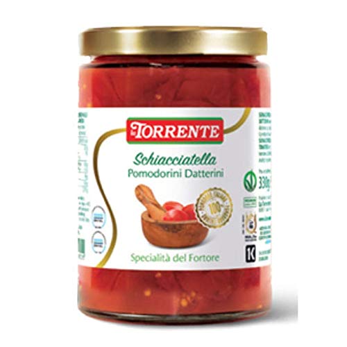 Schiacciatella Pomodorini Datterini Da 530G - La Torrente - Cartone Da 6 Pezzi