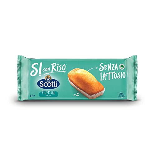 Si Con Riso - Plumcake Con Riso - Merendine Senza Lattosio, Senza Olio Di Palma - 6 Monoporzioni